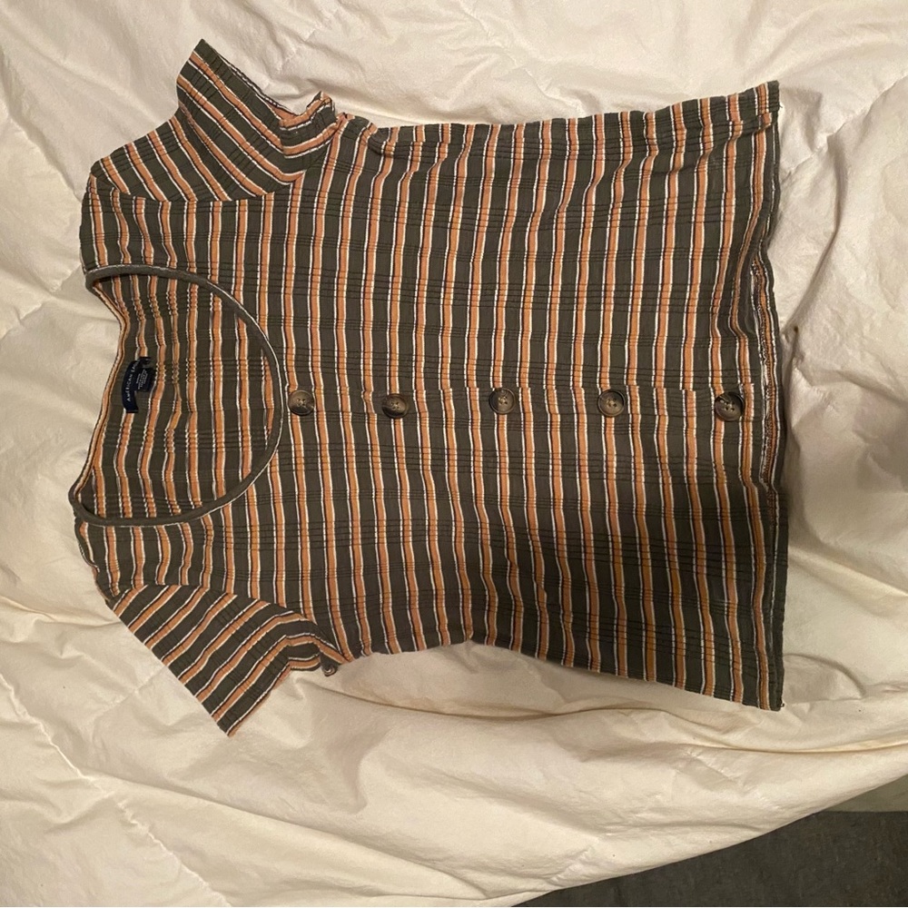 American Eagle Striped Shirt